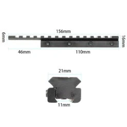 Rifleworks Dovetail 11mm To 20mm Picatinny Extended Tactical Scope Base 12 Rifleworks Dovetail 11mm To 20mm Picatinny Extended Tactical Scope Base -Shooting Accessories Store HTB1433CXQL0gK0jSZFtq6xQCXXaE