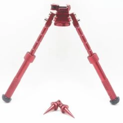 Tactical Aluminium Picatinny Bipod - Red -Shooting Accessories Store Hd87189f89c5a49c9a1af52367e2c3b93N