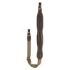 Riserva Rifle Sling In Leather With Ammo Holder - Cordura Beige Camo