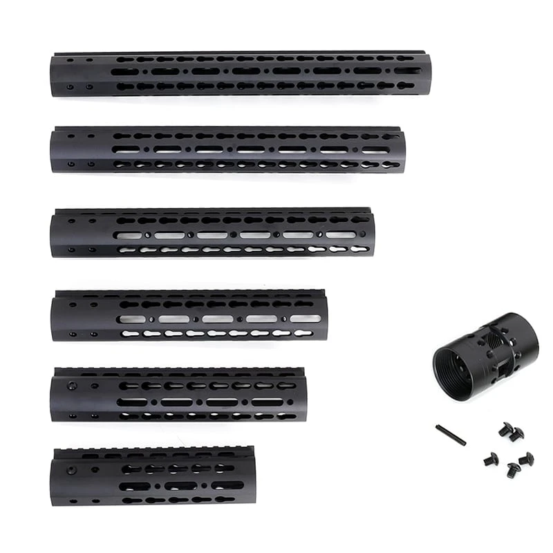 Rifleworks Free Float Keymod Handguard With Steel Nut - 9 Inch 1 Rifleworks Free Float Keymod Handguard With Steel Nut - 9 Inch