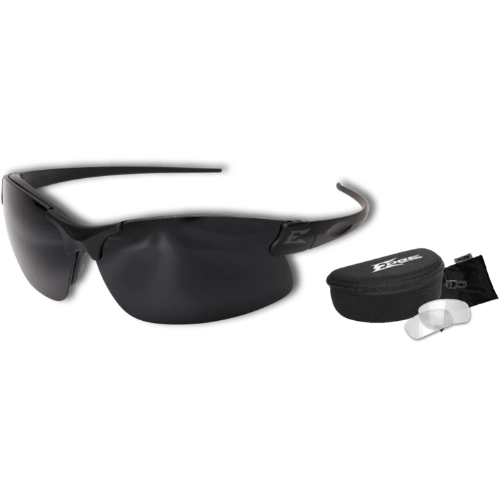 Edge Tactical Sharp Edge Thin Temple 2 Lenses Kit – Soft-Touch Matte Black Frame / Clear Vapor Shield, G-15 Vapor Shield Lenses 2 Edge Tactical Sharp Edge Thin Temple 2 Lenses Kit – Soft-Touch Matte Black Frame / Clear Vapor Shield, G-15 Vapor Shield Lenses - Image 2