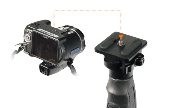 UTG Monopod With V-Rest And Camera Adaptor, 20.5"-58.75" 6 UTG Monopod With V-Rest And Camera Adaptor, 20.5"-58.75" - Image 6