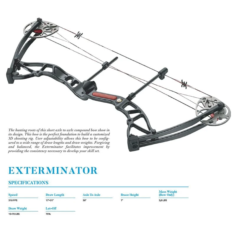 EK Archery Exterminator Compound Bow - Black