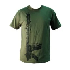 Yankee Hill Machine Green Vertical Rifle T-Shirt - Medium