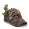 Sprig Woodland Camouflaged Baseball Cap