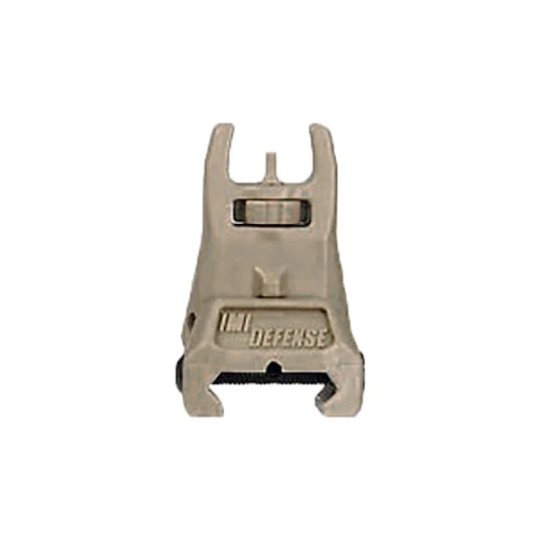 IMI Defense TFS Front Polymer Flip Up Sight - Tan 1 IMI Defense TFS Front Polymer Flip Up Sight - Tan