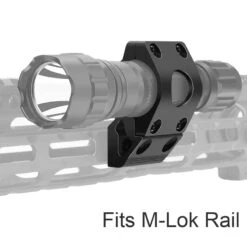 Rifleworks TLM2 Offset M-Lok 1 Inch Flashlight Mount -Shooting Accessories Store m2901