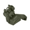 IMI Defense Polymer Rear Flip Up Sight 45 Degrees Offset - Olive Drab Green