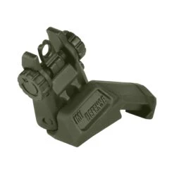IMI Defense Polymer Rear Flip Up Sight 45 Degrees Offset - Olive Drab Green